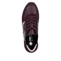 Rieker 58902 Casual Shoe - Berry/Wine