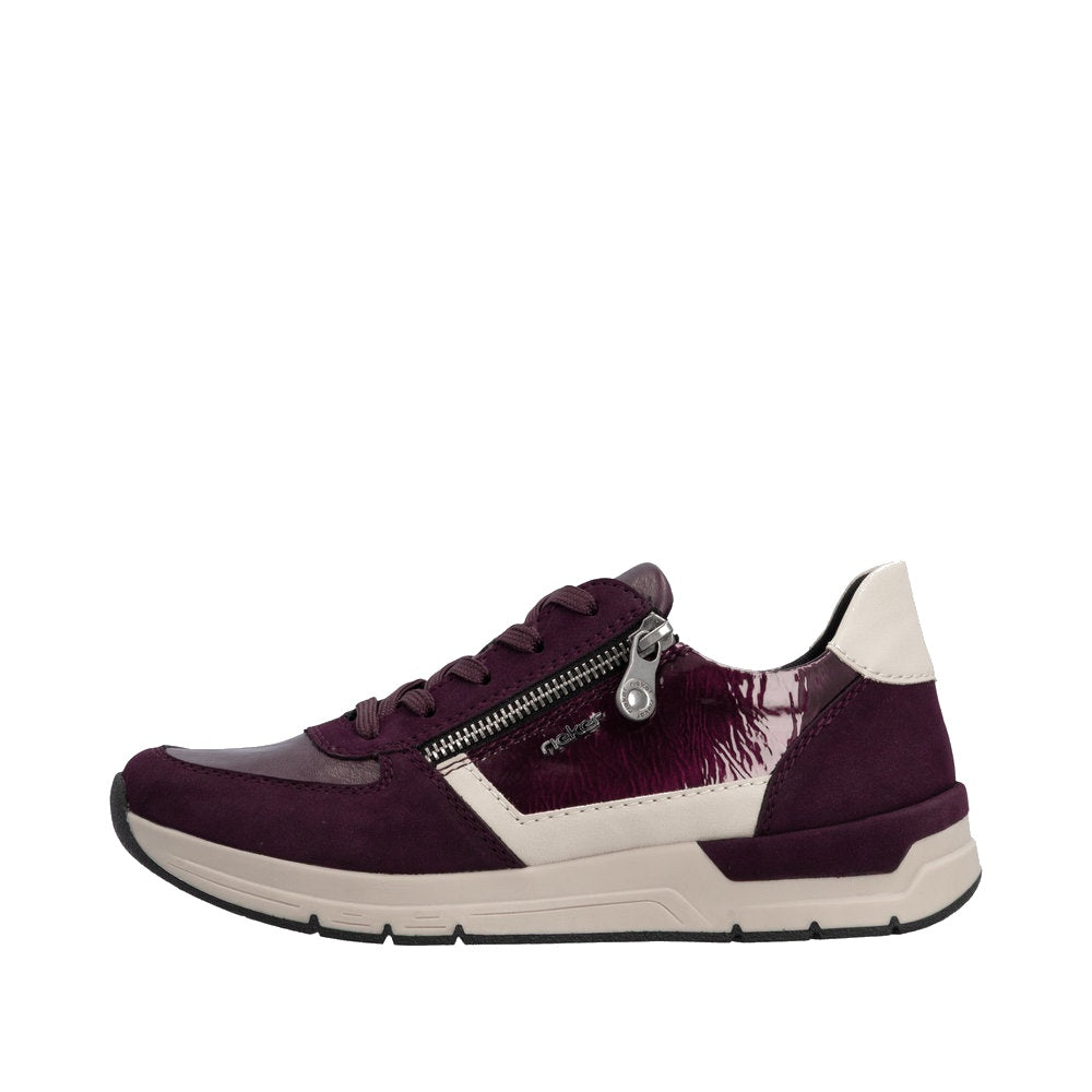 Rieker 58902 Casual Shoe - Berry/Wine