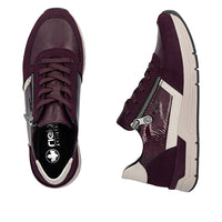 Rieker 58902 Casual Shoe - Berry/Wine