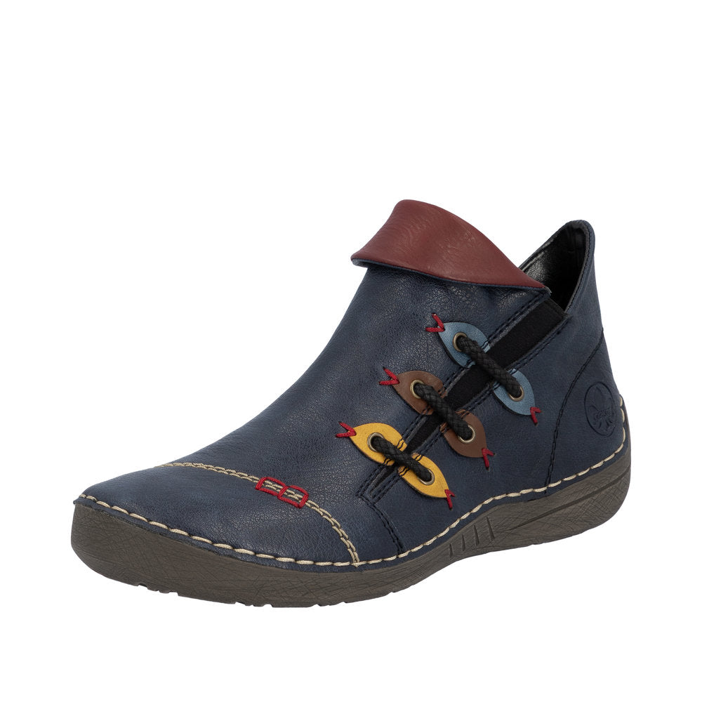 Rieker 72581 Boot - Black/Brown