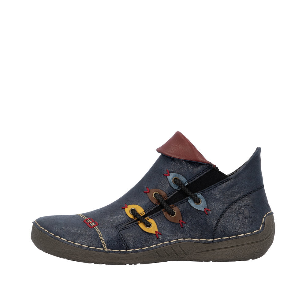 Rieker 72581 Boot - Black/Brown