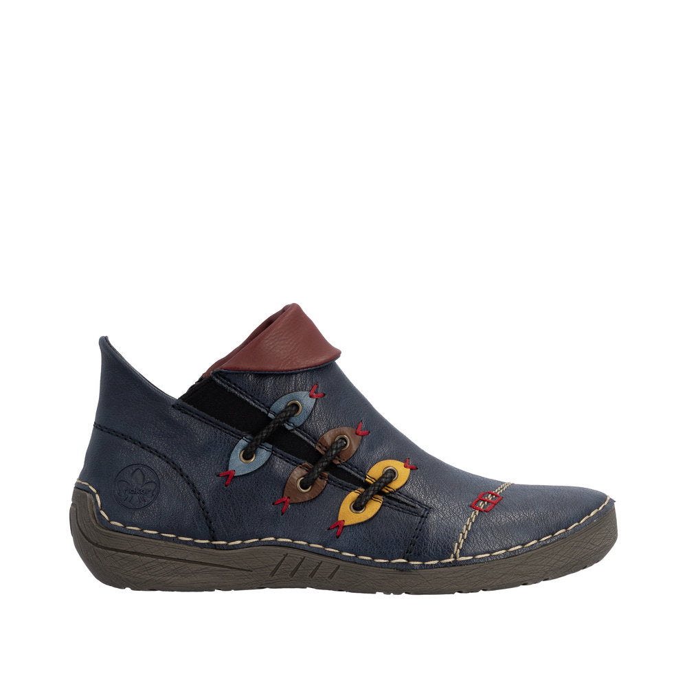 Rieker 72581 Boot - Black/Brown