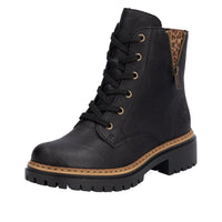 Rieker 72617 Boot - Black/Brown