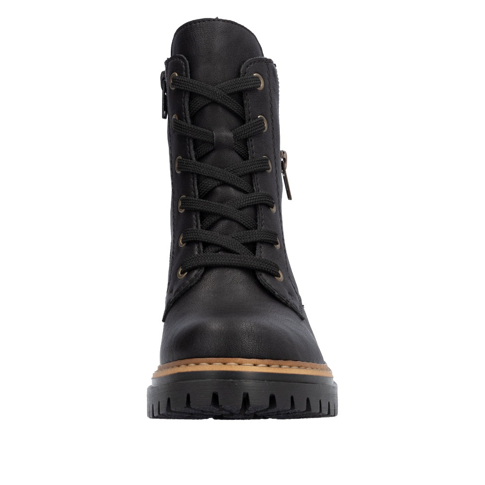 Rieker 72617 Boot - Black/Brown