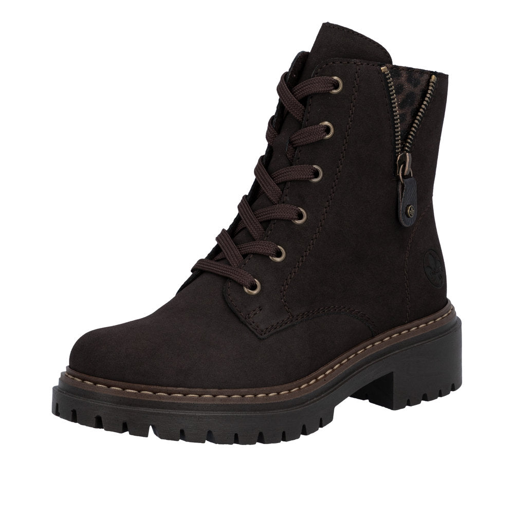 Rieker 72617 Boot - Nougat/Espresso