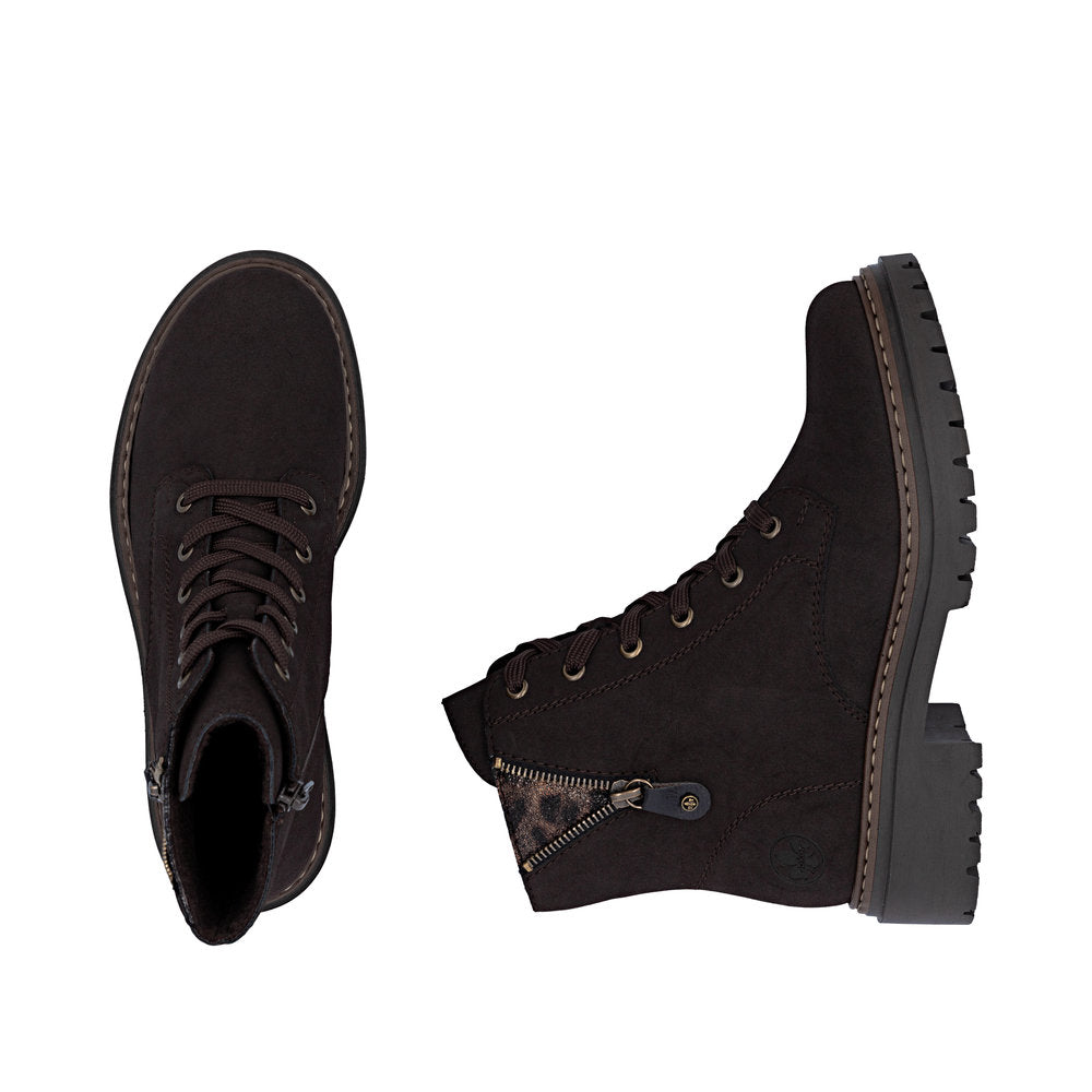 Rieker 72617 Boot - Nougat/Espresso
