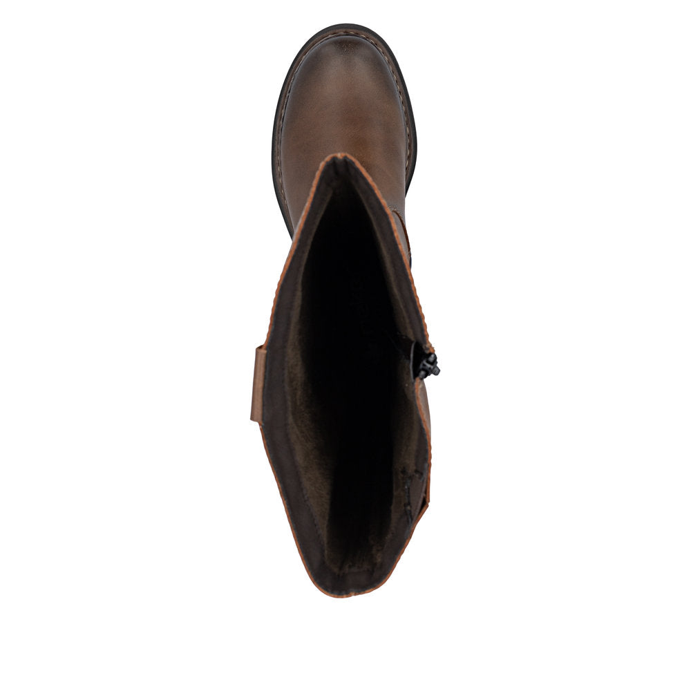 Rieker 72656 Boot - Walnut Brown