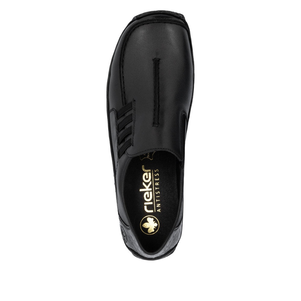 Rieker L1777 Casual Shoe - Black/Granite