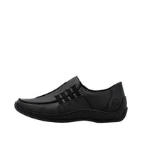 Rieker L1777 Casual Shoe - Black/Granite