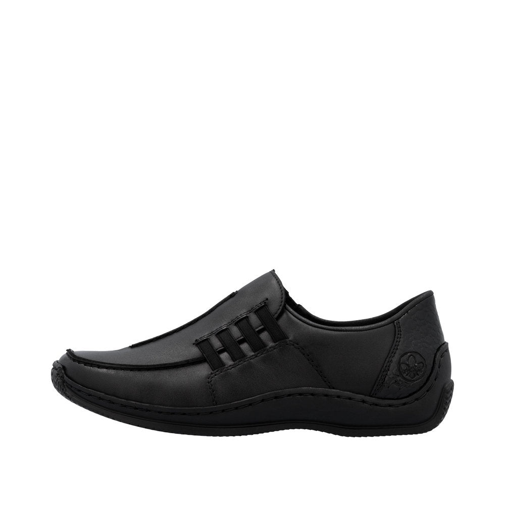Rieker L1777 Casual Shoe - Black/Granite