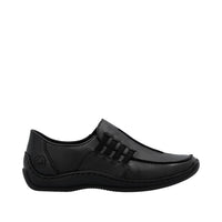 Rieker L1777 Casual Shoe - Black/Granite