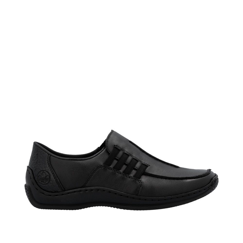 Rieker L1777 Casual Shoe - Black/Granite