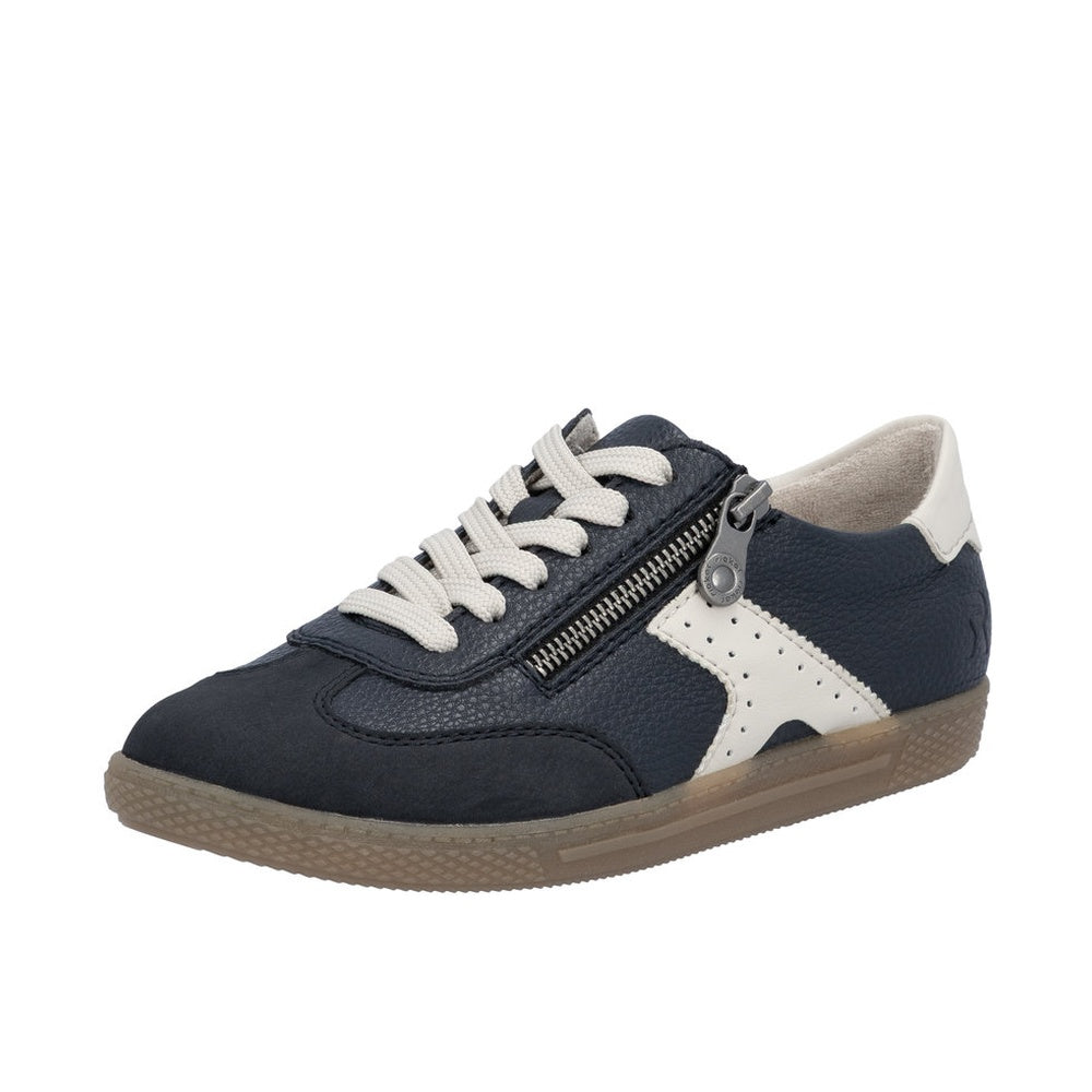 Rieker L9700 Casual Shoe - Pacific Blue/Pearl
