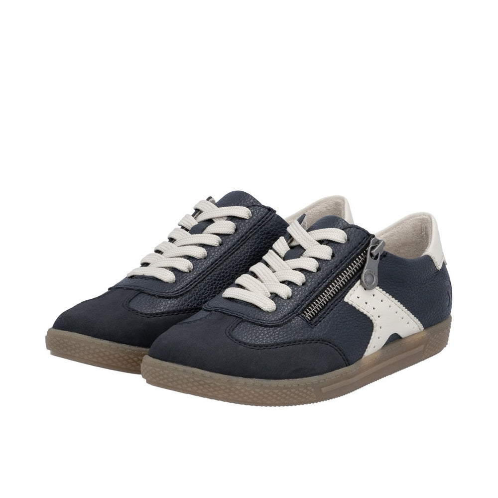 Rieker L9700 Casual Shoe - Pacific Blue/Pearl