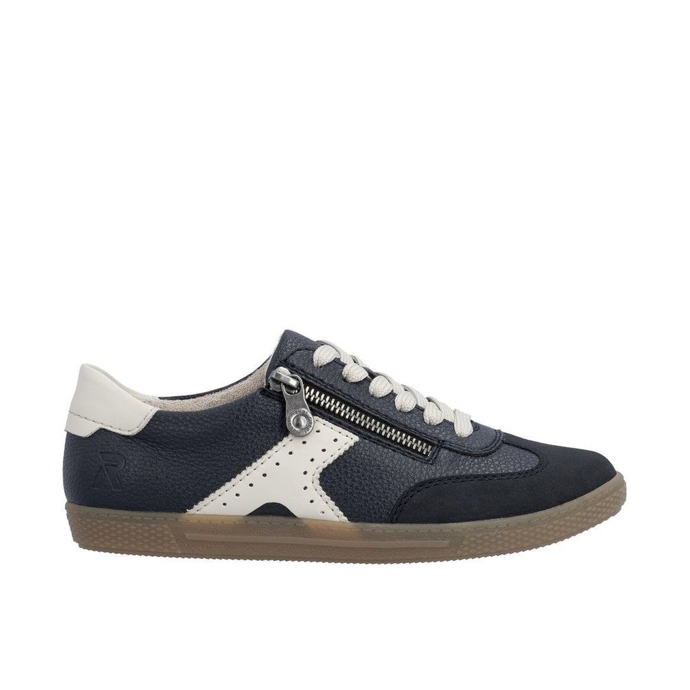Rieker L9700 Casual Shoe - Pacific Blue/Pearl