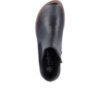Rieker Z9354 Boot - Black/Mahogany