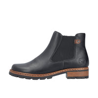 Rieker Z9354 Boot - Black/Mahogany
