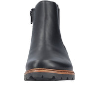 Rieker Z9354 Boot - Black/Mahogany