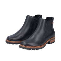 Rieker Z9354 Boot - Black/Mahogany