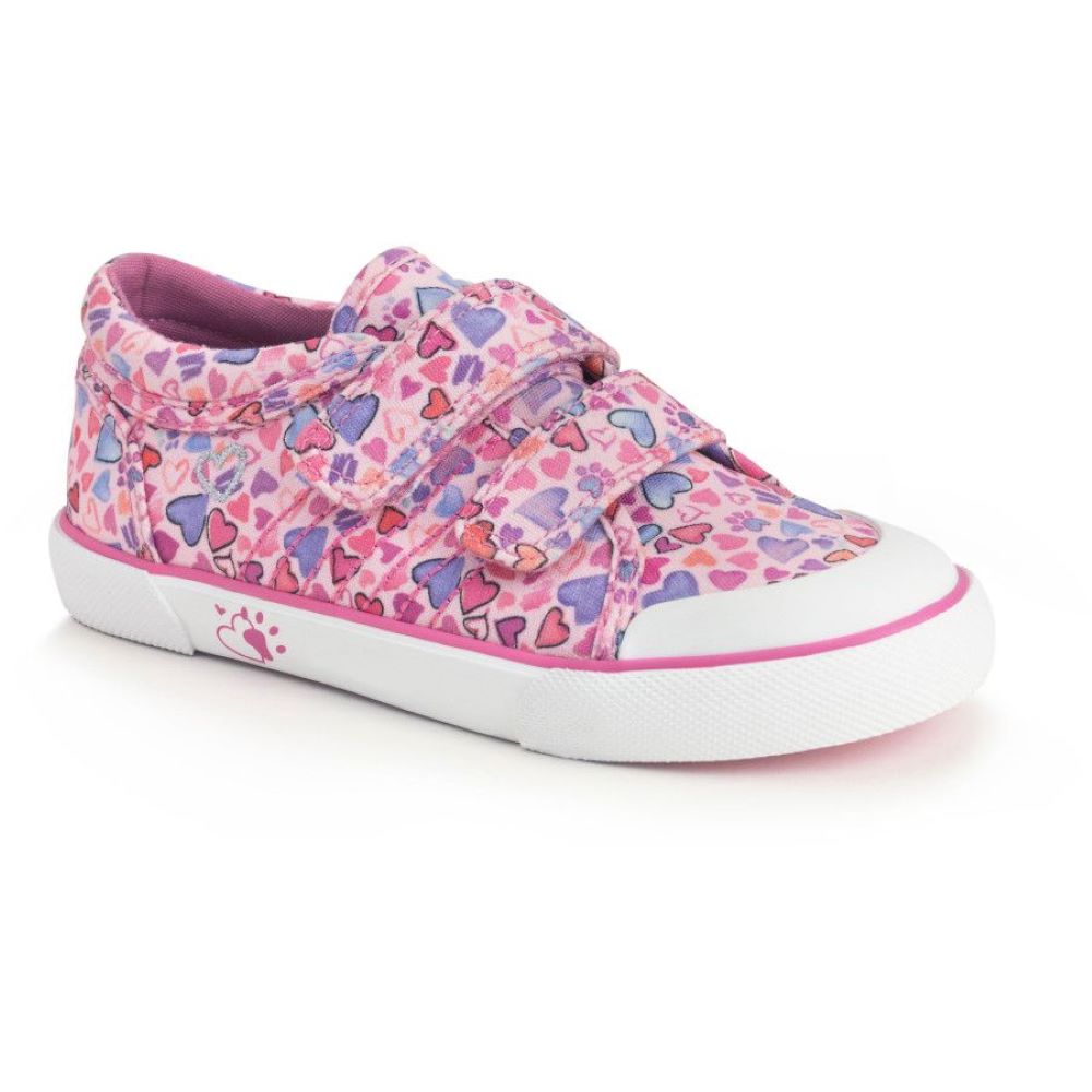 Start-rite Loveheart - Pink Heart Canvas – SoleLution