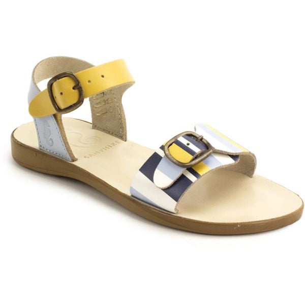 Samphire by Petasil Jaime - Yellow/Navy Sandals