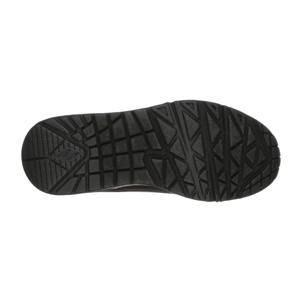 Skechers Uno - Stand On Air School Shoe - Black