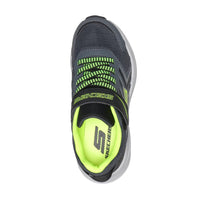 Skechers Microspec Tread Trainer - Charcoal/Black/Lime