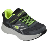 Skechers Microspec Tread Trainer - Charcoal/Black/Lime