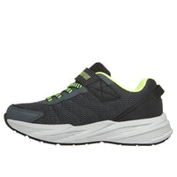 Skechers Microspec Tread Trainer - Charcoal/Black/Lime