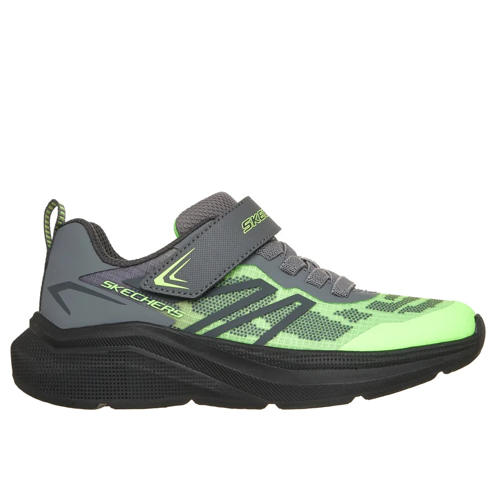 Skechers Microspec Velocity Trainer - Lime Charcoal