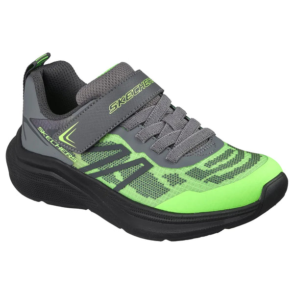 Skechers Microspec Velocity Trainer - Lime Charcoal
