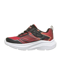 Skechers Microspec Velocity - Grid-Drift Trainers - Black/Red