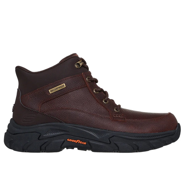 Skechers Slip-Ins Waterproof Relaxed Fit Respected 2.0 - Orsen Boot - Brown