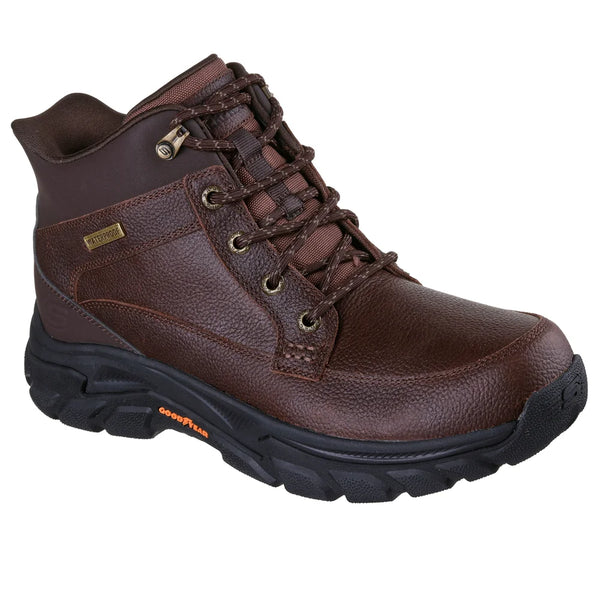 Skechers Slip-Ins Waterproof Relaxed Fit Respected 2.0 - Orsen Boot - Brown