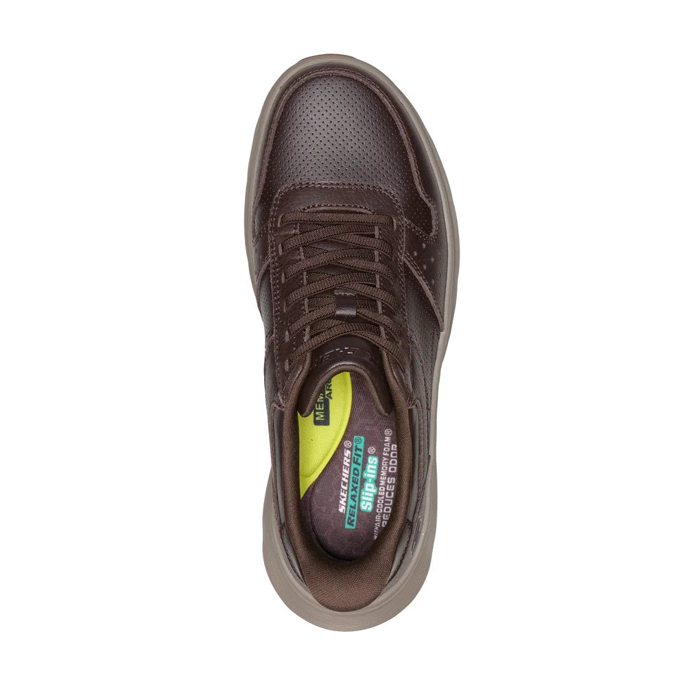 Skechers Garza Ultra - Tyrell Casual Shoe - Chocolate Brown