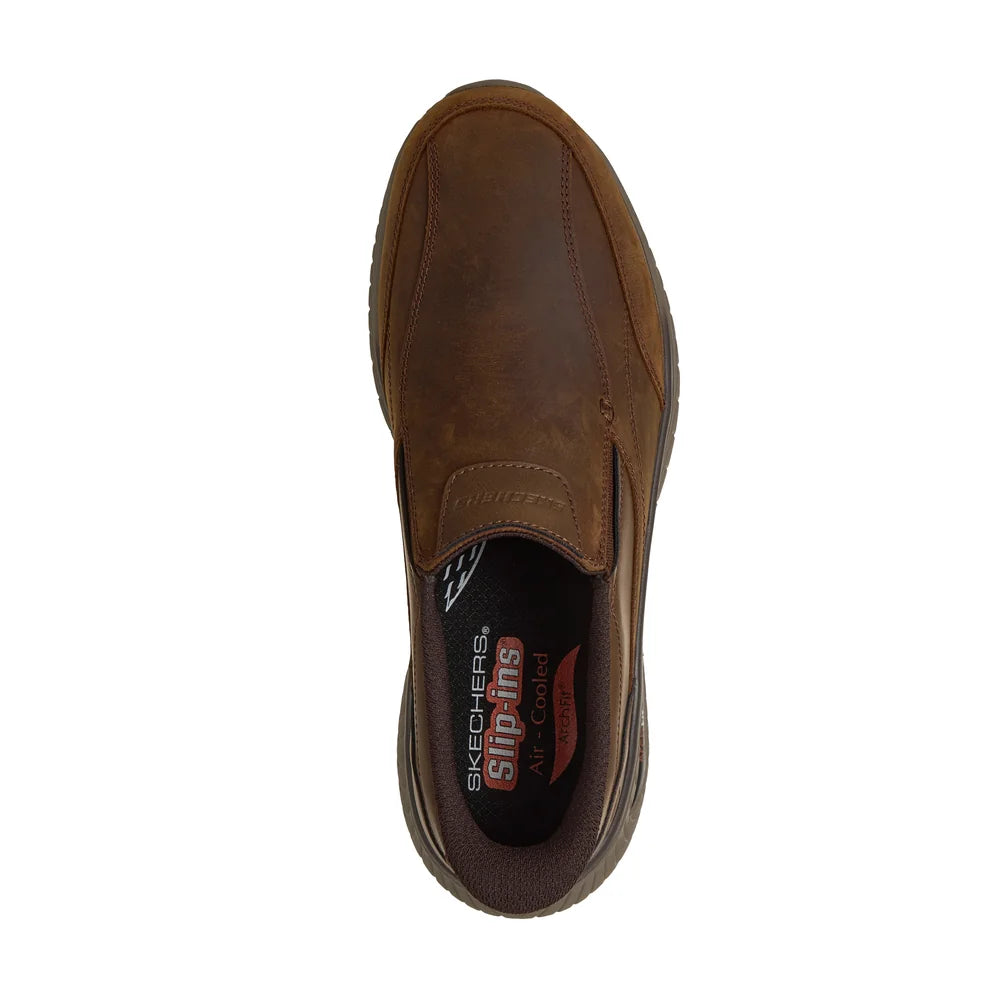 Skechers Arch Fit Crosser - Oak Casual Shoe - Brown