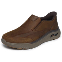 Skechers Arch Fit Crosser - Oak Casual Shoe - Brown
