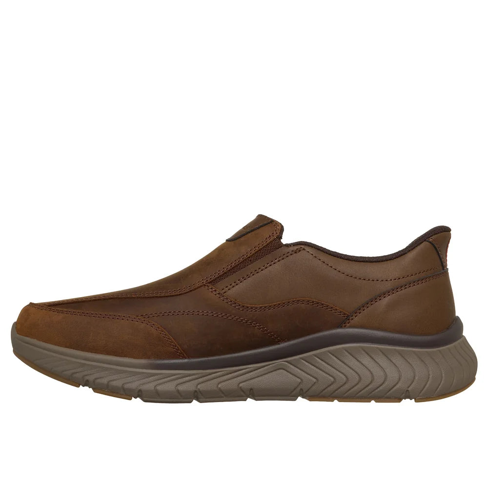 Skechers Arch Fit Crosser - Oak Casual Shoe - Brown
