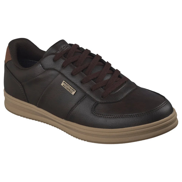 Skechers Palmiro - Monty Casual Shoe - Chocolate Brown