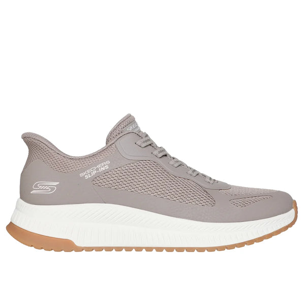 Skechers Slip-Ins Bobs Squad 4 - Staple Look Trainer - Taupe