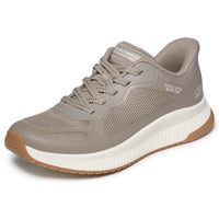 Skechers Slip-Ins Bobs Squad 4 - Staple Look Trainer - Taupe