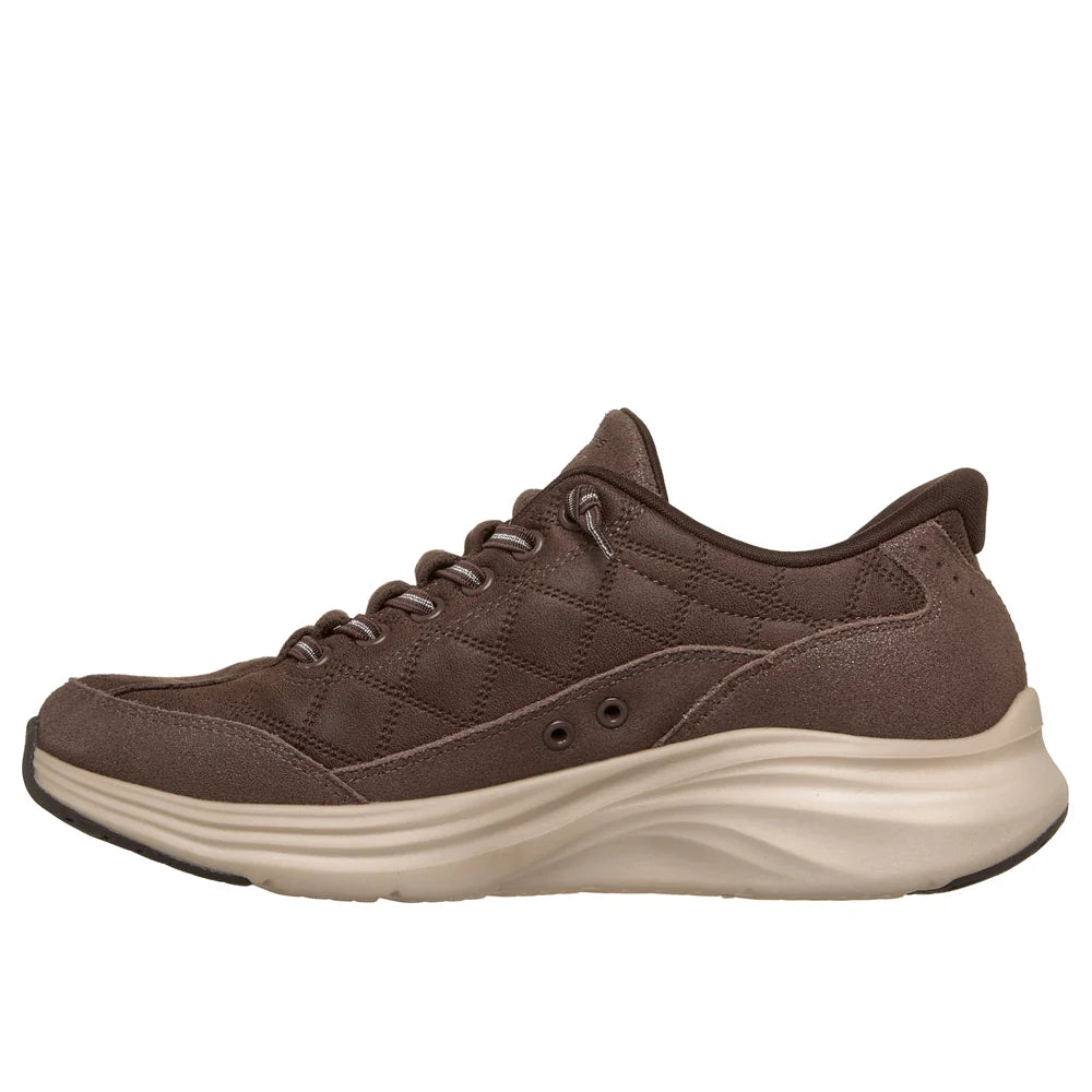 Skechers Slip-Ins Contour Foam - Cozy Fit Natural Ease Trainer - Chocolate Brown