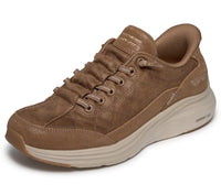 Skechers Slip-Ins Contour Foam - Cozy Fit Natural Ease Trainer - Chestnut