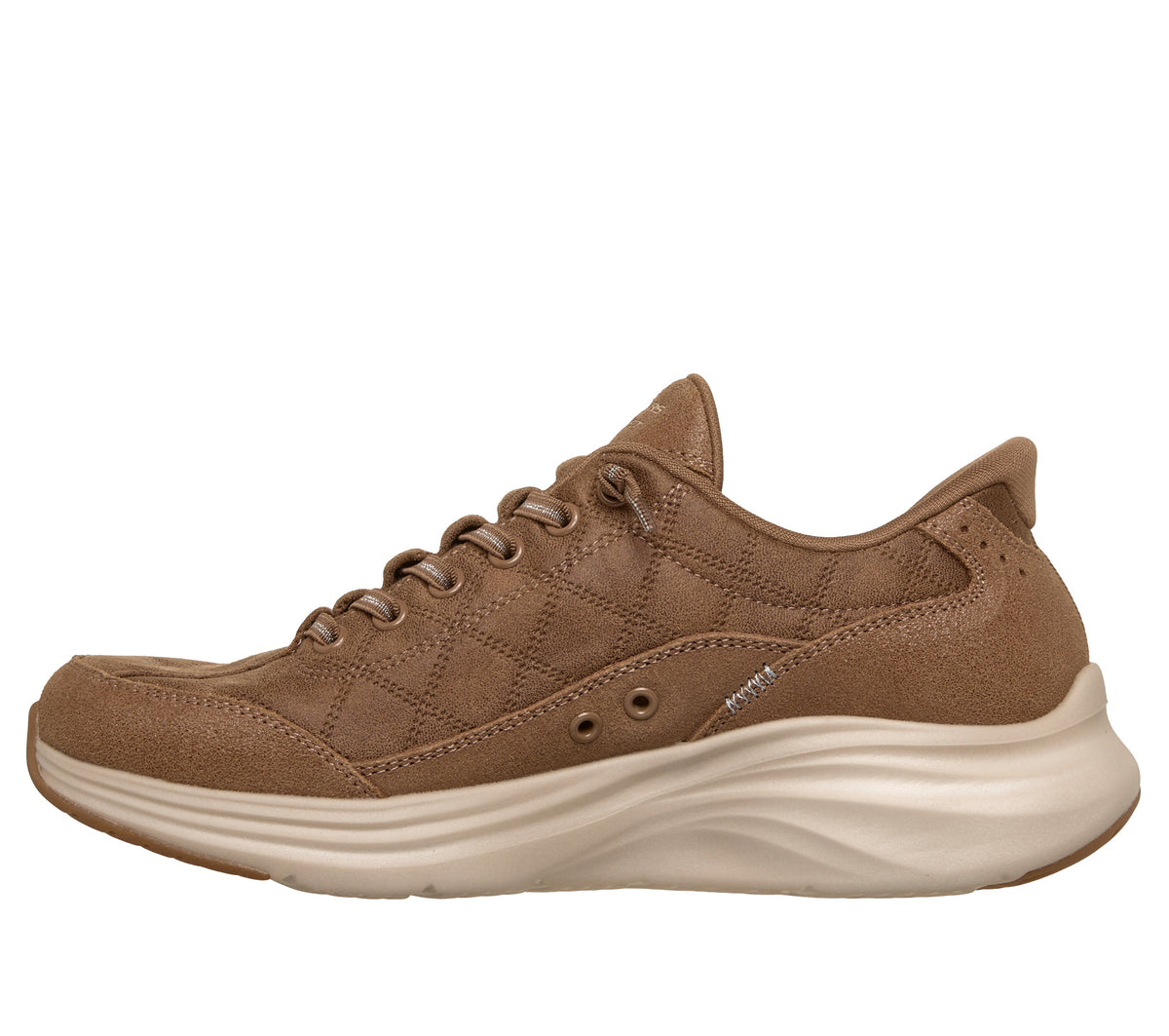 Skechers Slip-Ins Contour Foam - Cozy Fit Natural Ease Trainer - Chestnut