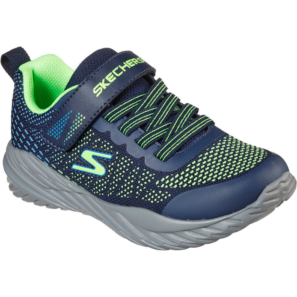 Skechers Nitro Sprint - Navy Lime Trainers