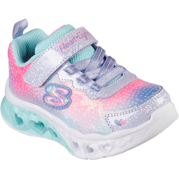 Skechers Flutter Heart Lights-Simply Love - Lavender Multi Trainers