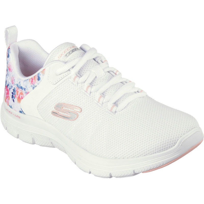Skechers Flex Appeal 4.0 - Let It Blossom - White/Multi Trainers