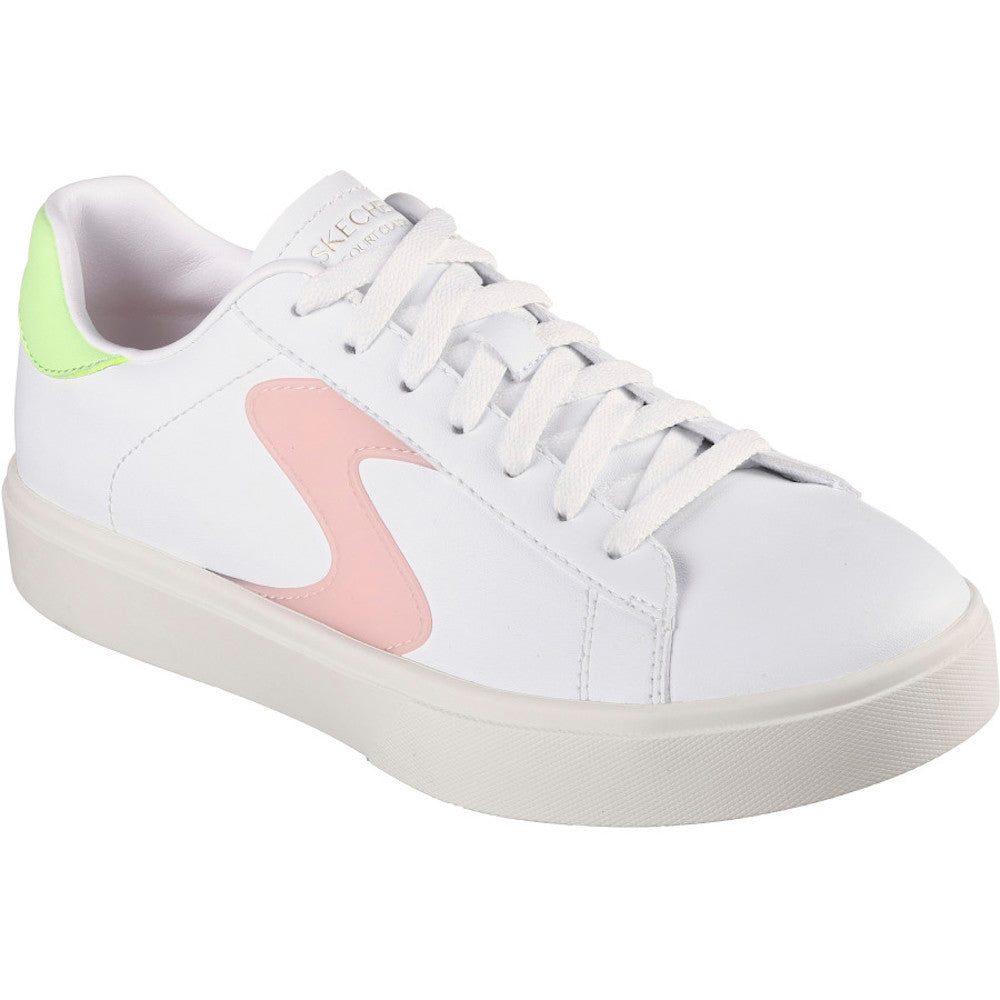 Skechers Eden Lx - Top Grade - White/Pink/Lime Trainers