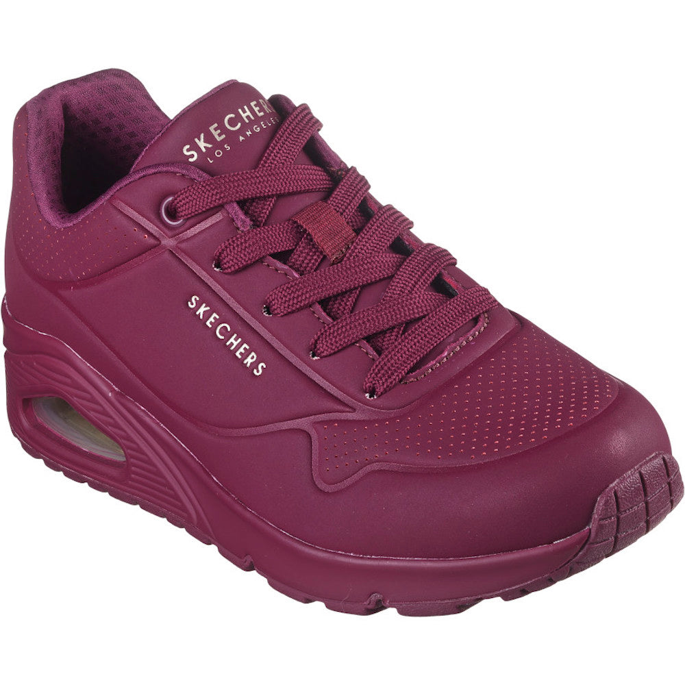 Skechers Uno - Stand On Air - Plum Trainers