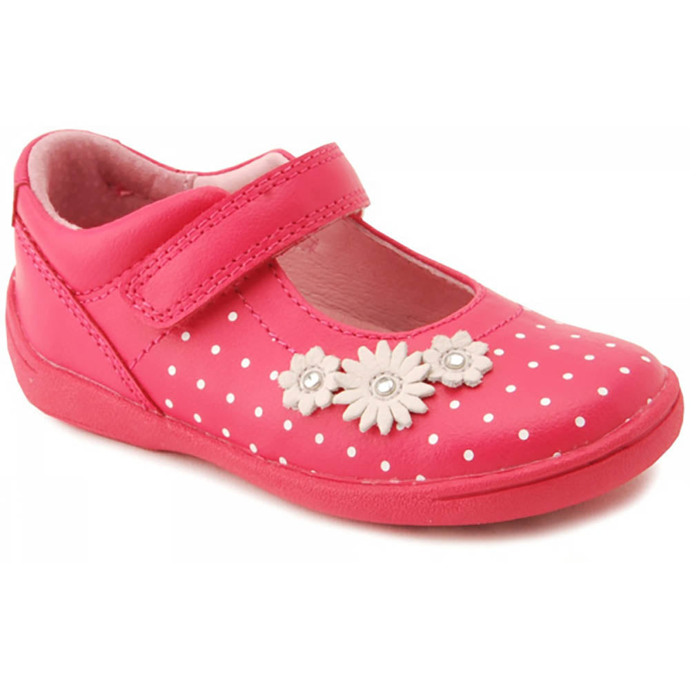 Start-rite Super Soft Daisy -  Bright Pink Shoes
